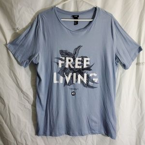 Light Blue Graphic Tee